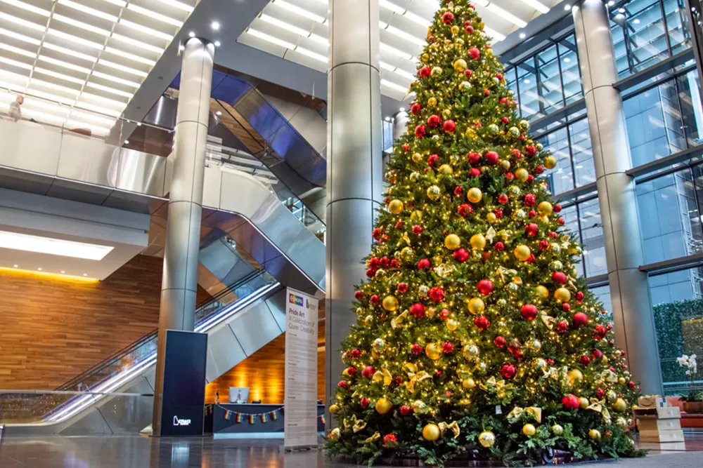 Christmas Tree World 4m/13.1ft Commercial Giant Woodland Frame Tree - Warm White Pre-lit (Indoor/Outdoor)< Large Commercial Christmas Trees | Outdoor Led Trees