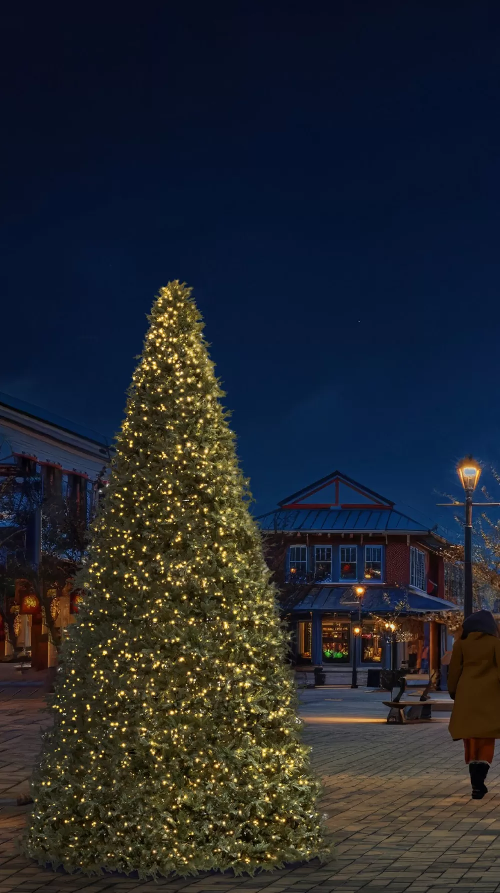 Christmas Tree World 4m/13.1ft Commercial Giant Woodland Frame Tree - Warm White Pre-lit (Indoor/Outdoor)< Large Commercial Christmas Trees | Outdoor Led Trees