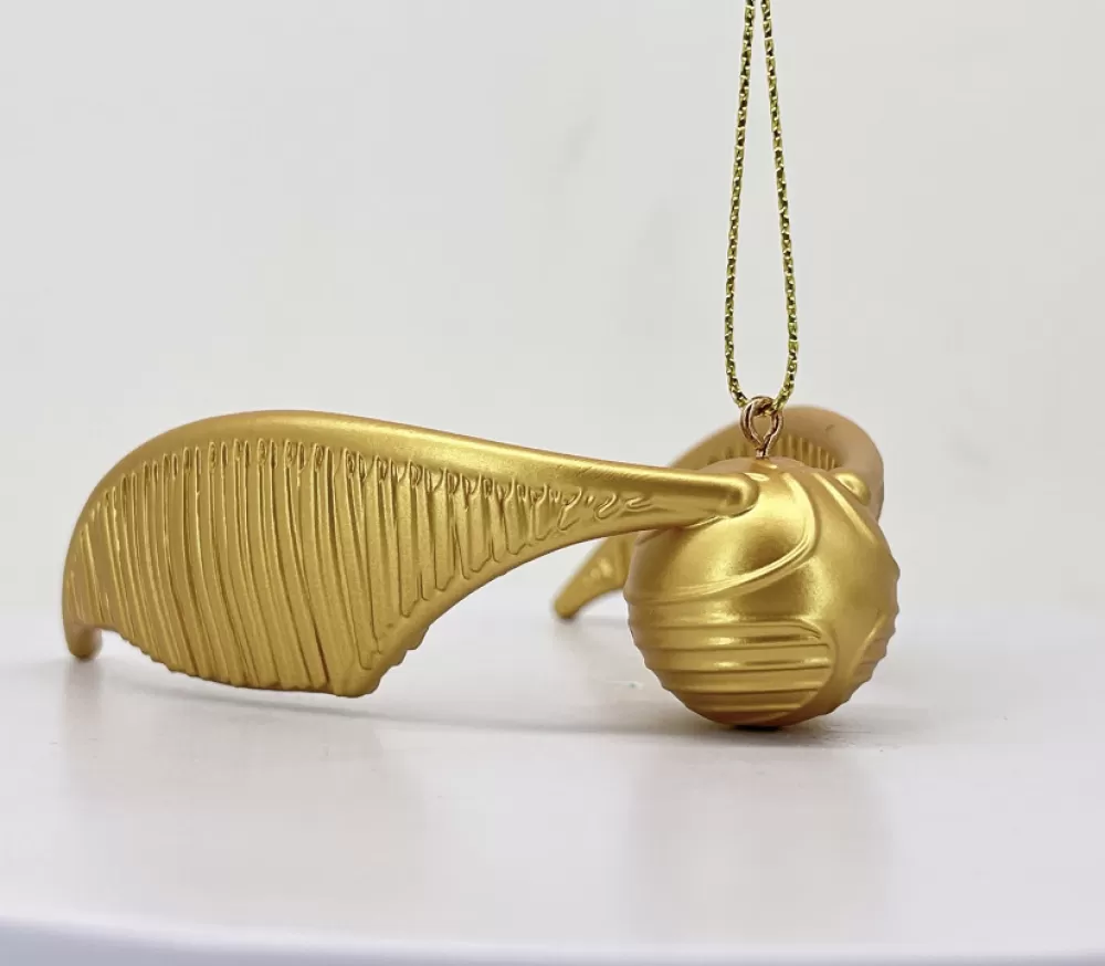 Christmas Tree World 9 X 2.5cm Snitch (Harry Potter) Hanging Ornament - Warner Bros Licensed< Medium Christmas Baubles | Harry Potter Licensed Decorations