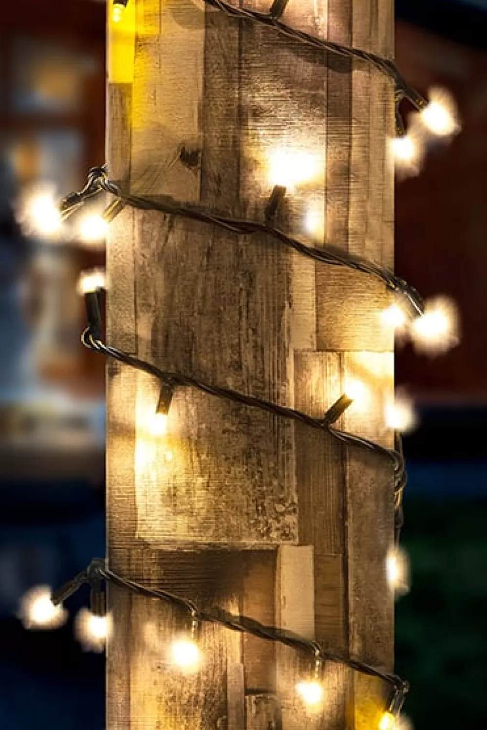 Christmas Tree World LED Rubber Cable Connectable Outdoor String Lights - Dual Colour Bright White/Warm White (IP65)< Connectable Lights | Christmas Tree World Brand