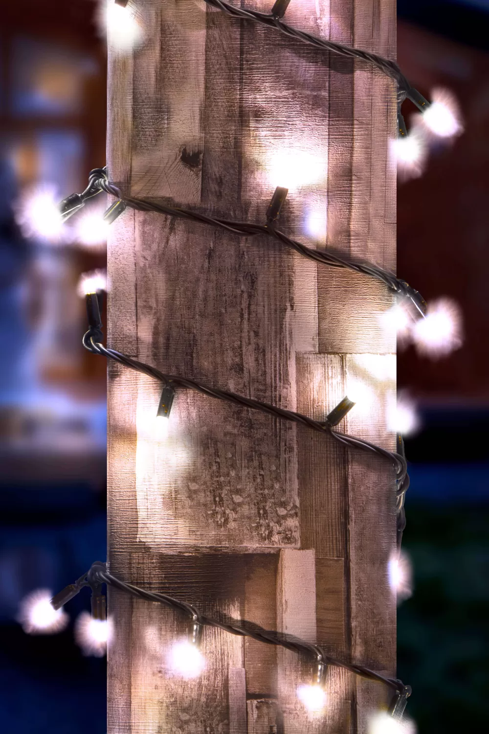 Christmas Tree World LED Rubber Cable Connectable Outdoor String Lights - Dual Colour Bright White/Warm White (IP65)< Connectable Lights | Christmas Tree World Brand