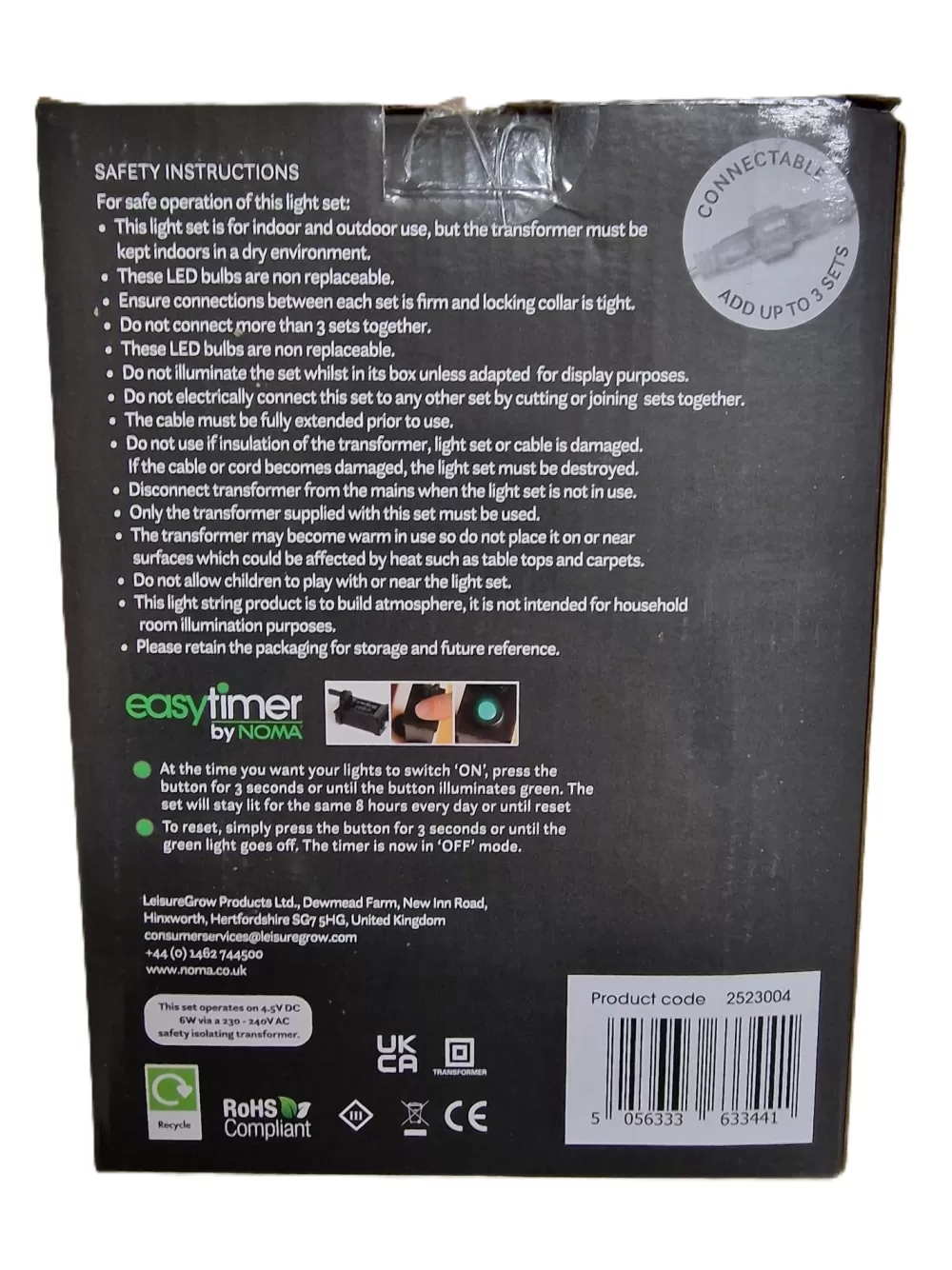 Christmas Tree World NOMA 1.2m X 1.2m Star Curtain Lights - 308 Warm White LEDs< Outdoor Christmas Lights | Outdoor Christmas Tree Lights