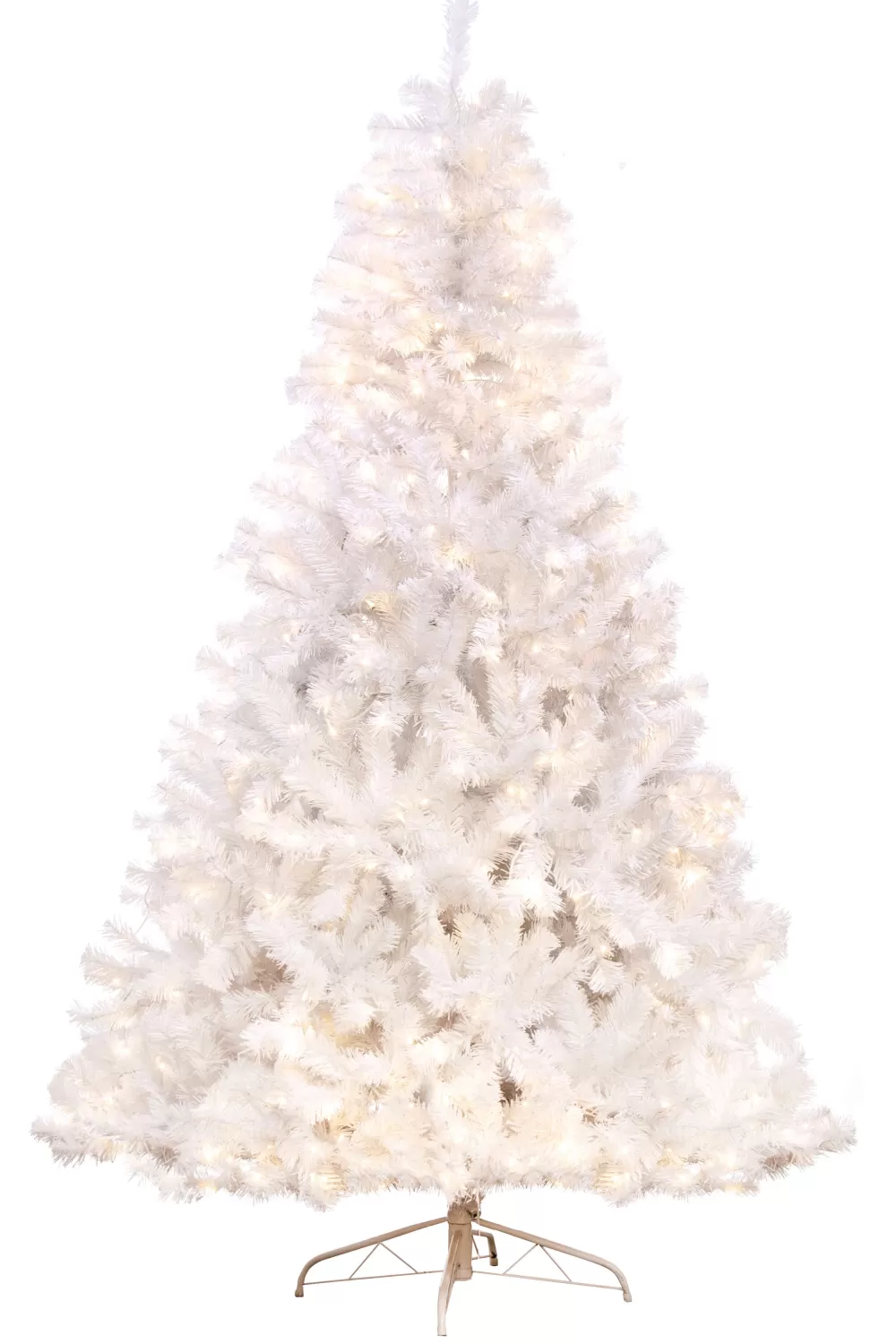 Christmas Tree World The 10ft Pre-lit Bianca Pine Tree With Warm White Lights< Large Commercial Christmas Trees | 10 Foot Pre Lit Christmas Trees