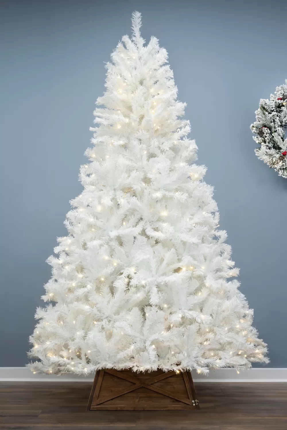 Christmas Tree World The 10ft Pre-lit Bianca Pine Tree With Warm White Lights - NI/IE< Large & Giant Artificial Christmas Trees Ireland | Large & Giant Christmas Trees In Northern Ireland