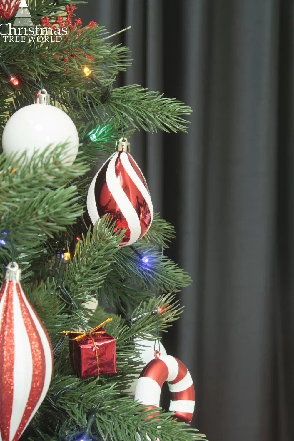 Christmas Tree World The 10ft Ultra Devonshire Fir Pre-lit With Warm White/White Colour Change LEDs - NI/IE< Large & Giant Artificial Christmas Trees Ireland | Large & Giant Christmas Trees In Northern Ireland