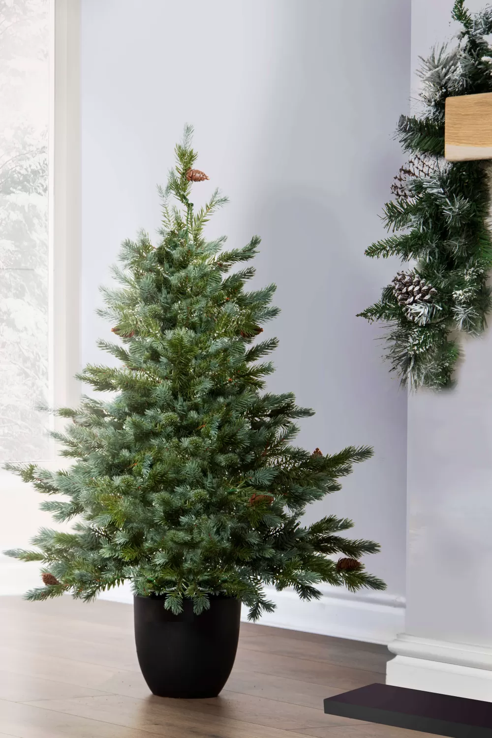 Christmas Tree World The 3ft Cairngorm Pine Potted Tree (Indoor/Outdoor)< Outdoor Christmas Trees | Outdoor Artificial Trees