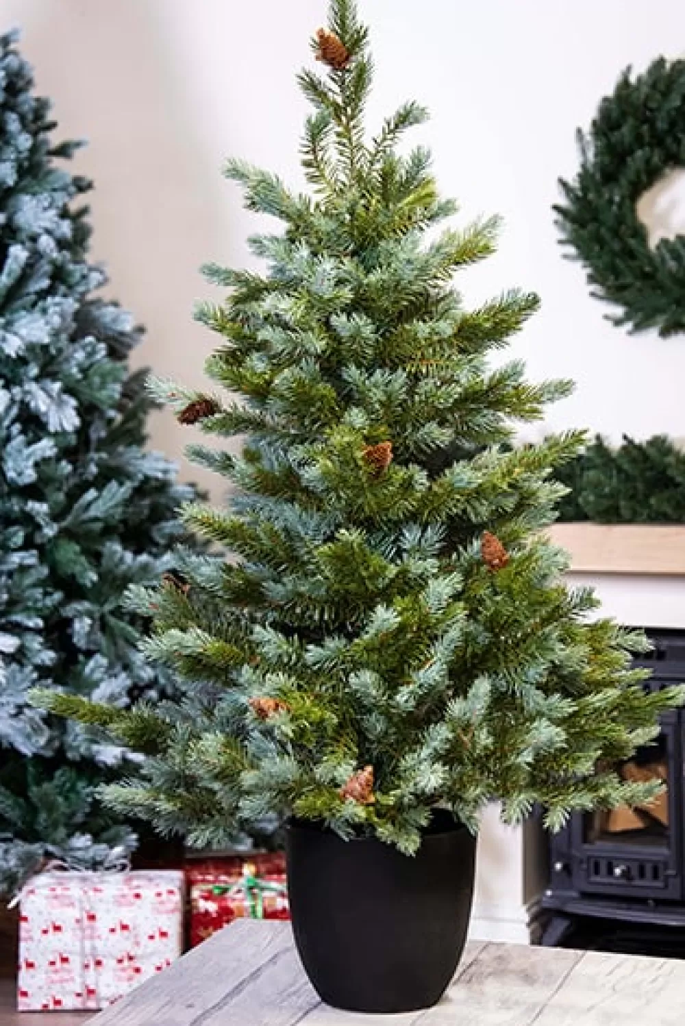 Christmas Tree World The 3ft Cairngorm Pine Potted Tree (Indoor/Outdoor)< Outdoor Christmas Trees | Outdoor Artificial Trees