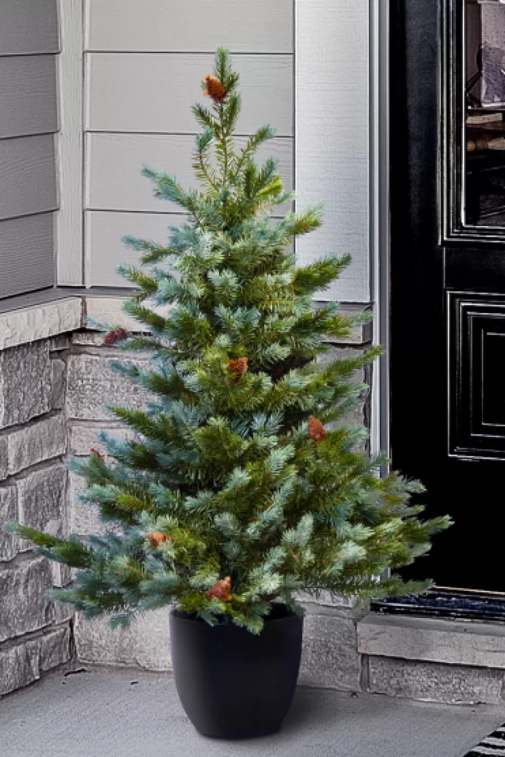 Christmas Tree World The 3ft Cairngorm Pine Potted Tree (Indoor/Outdoor)< Outdoor Christmas Trees | Outdoor Artificial Trees