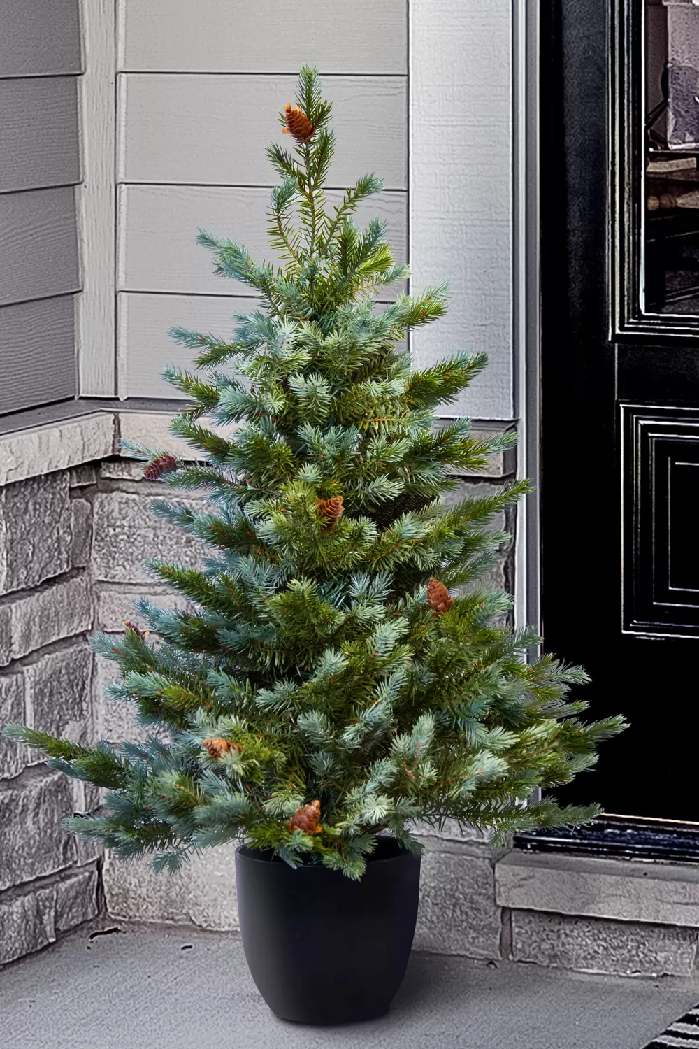Christmas Tree World The 3ft Cairngorm Pine Potted Tree (Indoor/Outdoor)< Outdoor Christmas Trees | Outdoor Artificial Trees