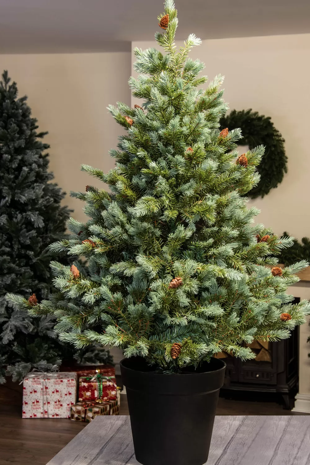 Christmas Tree World The 5ft Cairngorm Pine Potted Tree (Indoor/Outdoor)< Outdoor Christmas Trees | Outdoor Artificial Trees