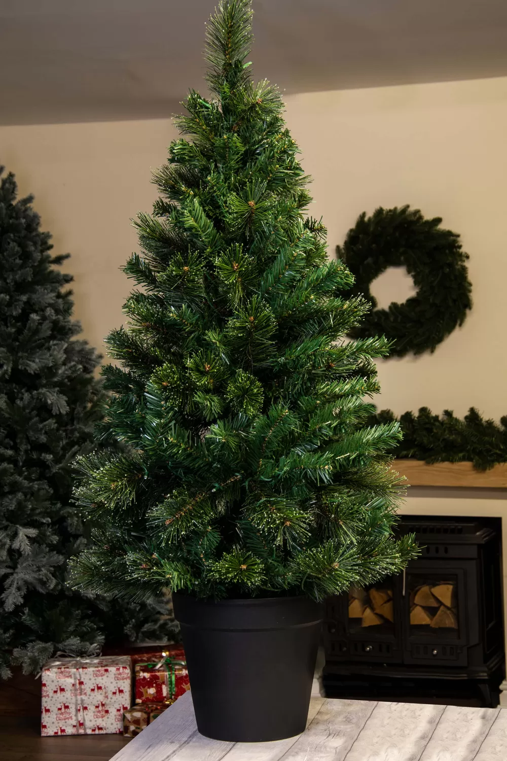 Christmas Tree World The 5ft Majestic Dew Pine Potted Tree (Indoor/Outdoor)< Outdoor Christmas Trees | Outdoor Artificial Trees