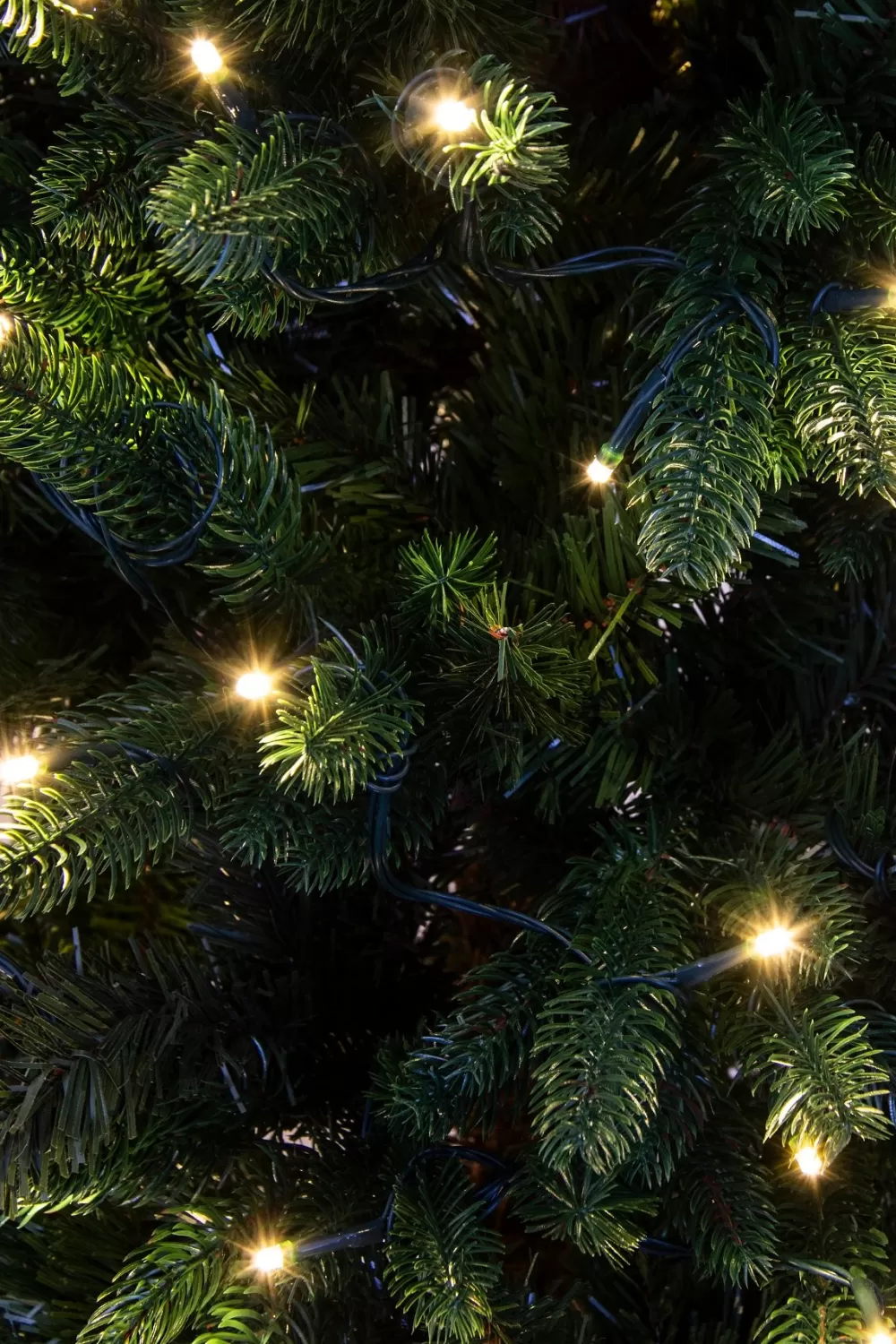 Christmas Tree World The 6ft Indoor/Outdoor Pre-lit Ultra Slim Mixed Pine< 6 Foot Pre Lit Christmas Trees | Outdoor Christmas Trees