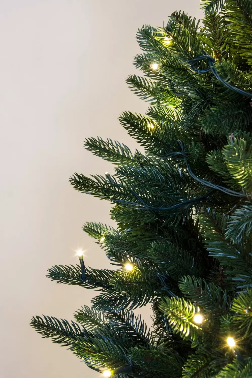 Christmas Tree World The 6ft Indoor/Outdoor Pre-lit Ultra Slim Mixed Pine< 6 Foot Pre Lit Christmas Trees | Outdoor Christmas Trees