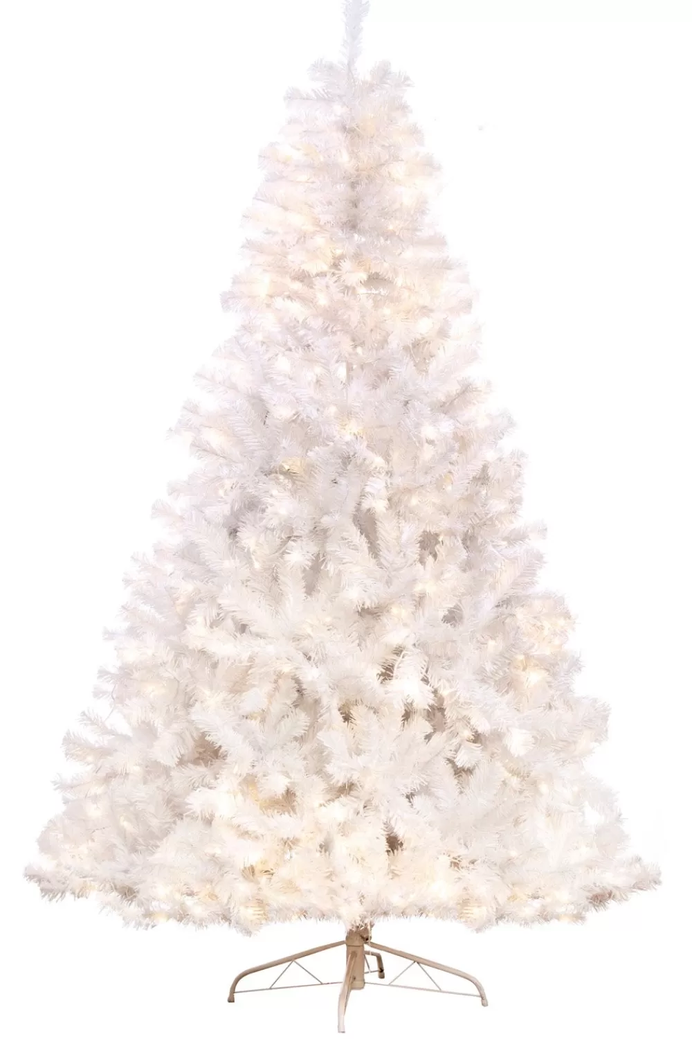 Christmas Tree World The 8ft Pre-lit Bianca Pine Tree With Warm White Lights< 8 Foot Pre Lit Christmas Trees