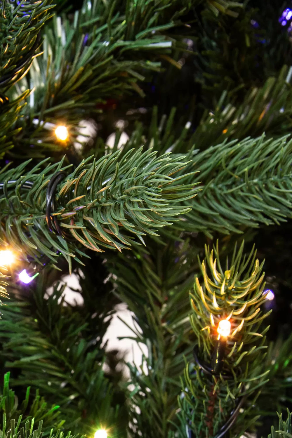 Christmas Tree World The Ultra Devonshire Fir Pre-lit With Warm White/Multicoloured Colour Change LEDs (4ft To 14ft)< Pre-Lit Christmas Trees