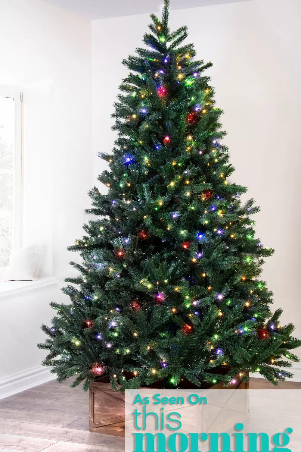 Christmas Tree World The Ultra Devonshire Fir Pre-lit With Warm White/Multicoloured LEDs (4ft To 12ft)< Pre-Lit Christmas Trees